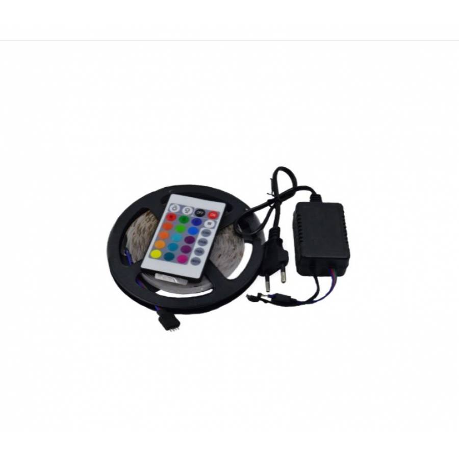 Banda Led Klausstech 5050 60 Led Interior Magneta 12w Cu Telecomanda, 243 Led Klausstech