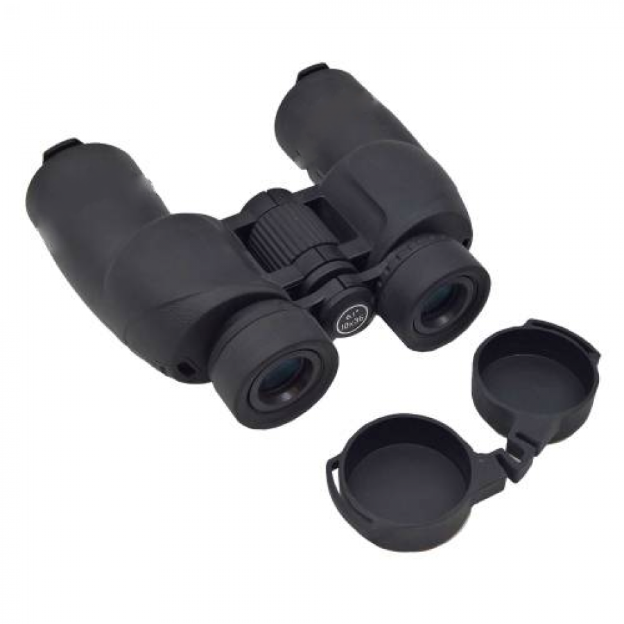 Binoclu Klausstech pentru copii\adulti, 10x36, rezistent la apa, geanta de transport, negru