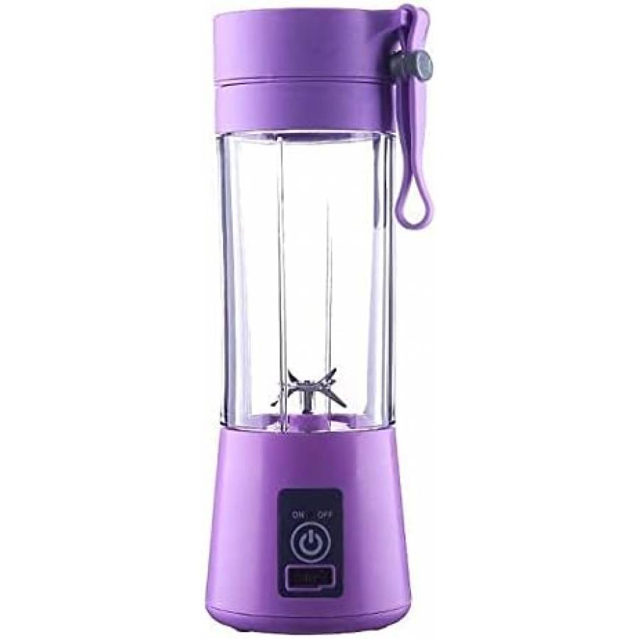 Blender KlaussTech portabil pentru preparat sucuri, 380 ml,  mov