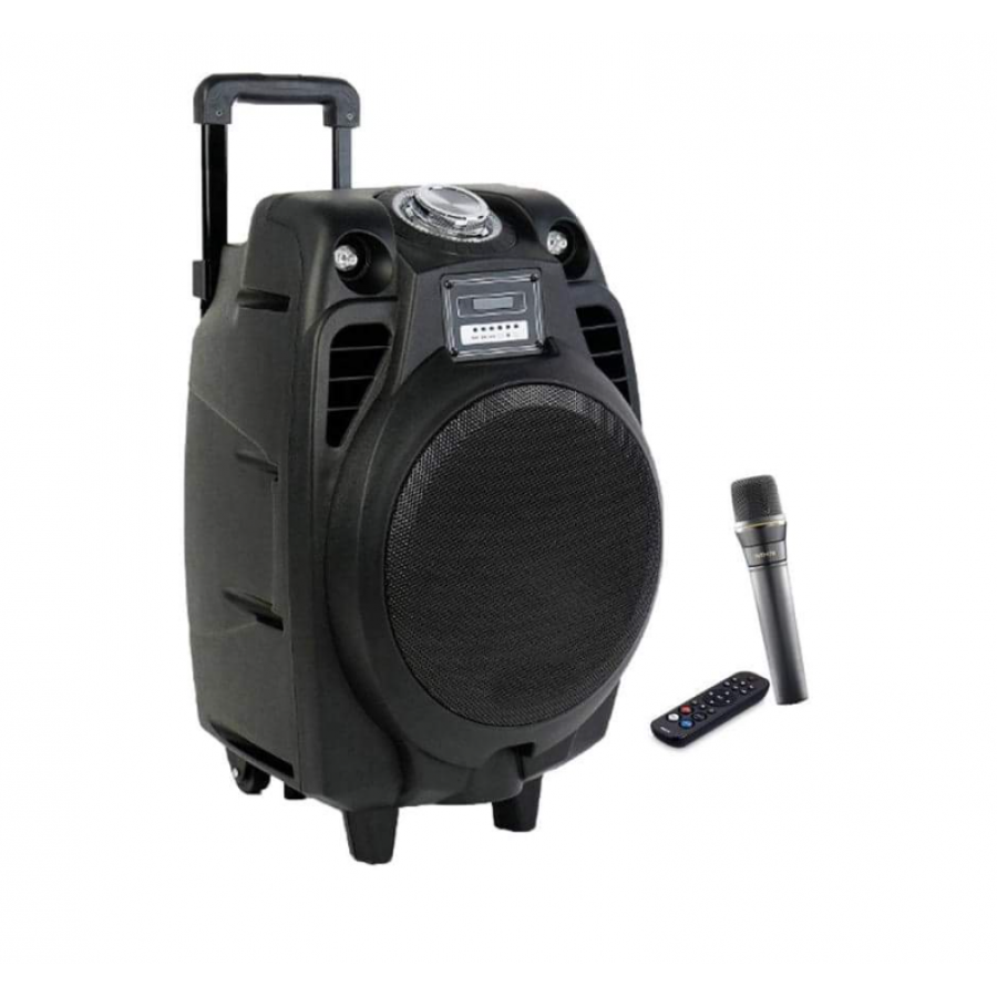 Boxa Portabila, Putere 150W, Troler, Sunet Clar si Profund, Accesorii Incluse, Negru