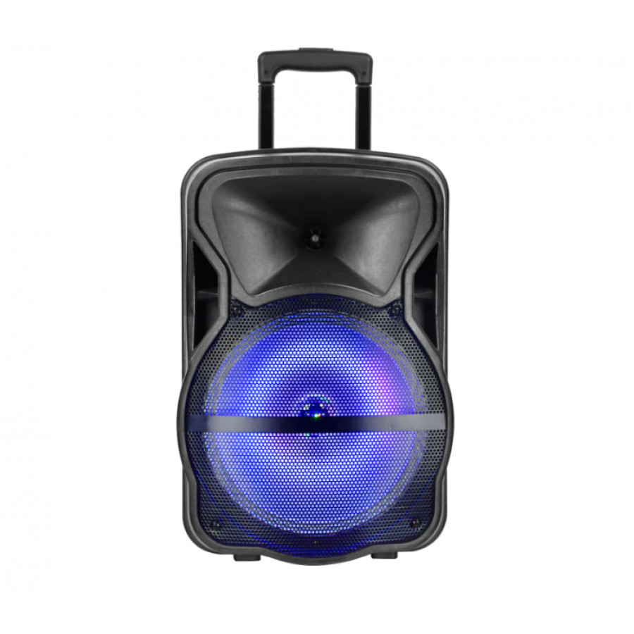 Boxa Portabila, Putere 1000W, Lumini Disco, Accesorii Incluse, Negru