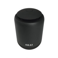 Boxa portabila Akai ABTS-S4 cu BT, lumina led albastra, carcasa aluminiu, Negru