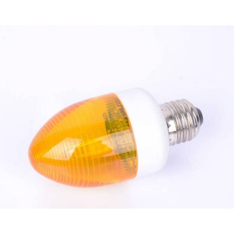Bec stroboscop E27, galben