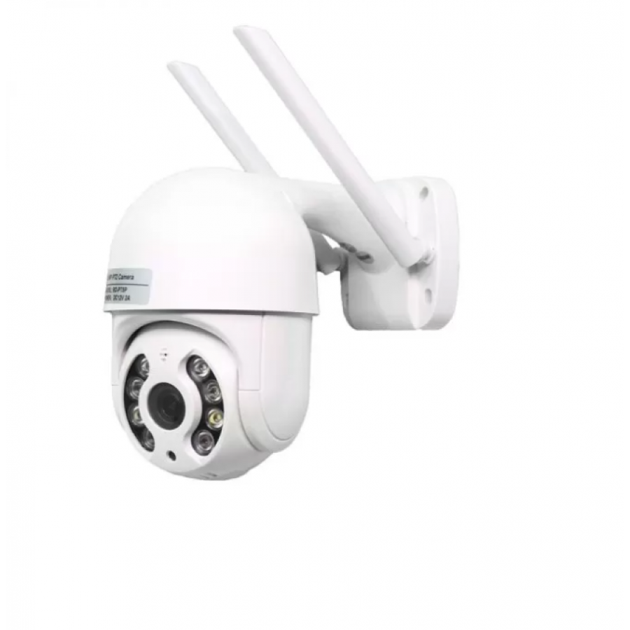 Camera  KlaussTech De Supraveghere, WiFi, Full HD, 2MP, Rotire 360 grade, Detectie Miscare, Alb