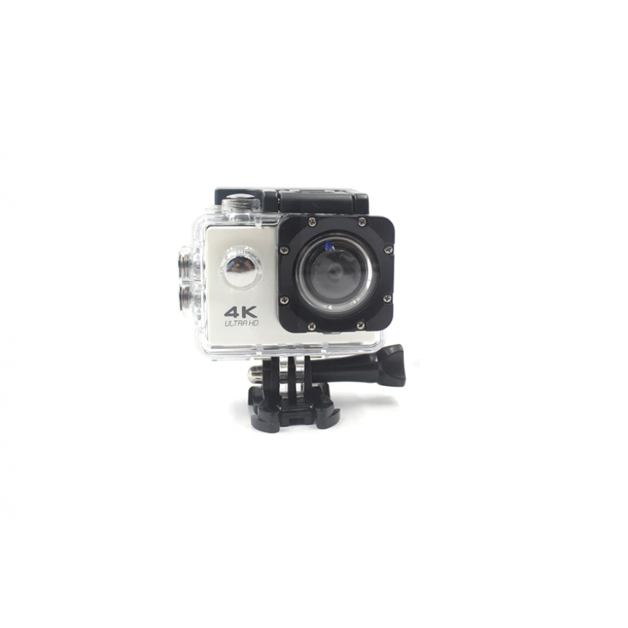 Camera Video Sport Klausstech, Calitate 4K Ultra HD, Greutate Redusa, Waterproof, Alb