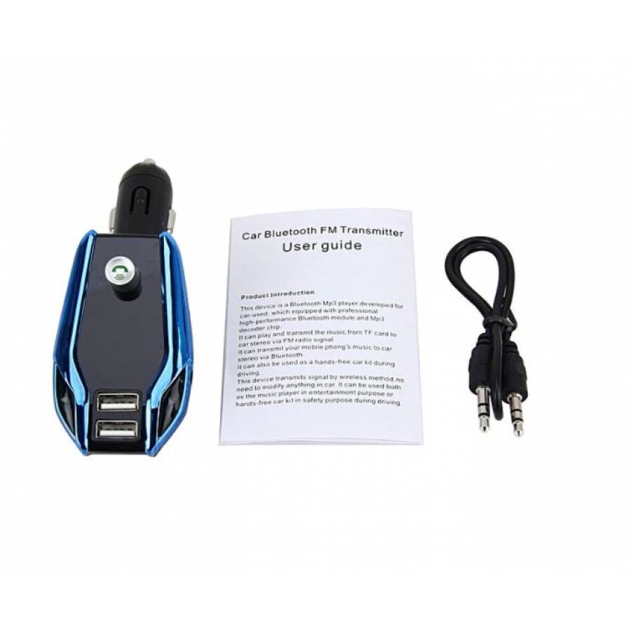 Car Kit Auto Bluetooth KlaussTech, Modulator Fm, Usb , 3.5