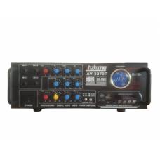 Amplificator Audio Klausstech, Impedanta 4-8 Ohmi, 2 X 40w, Alimentare 220v~240v Bluetooth, Fm, Usb Si Card Sd, 4 X Mic, Control Total, Negru