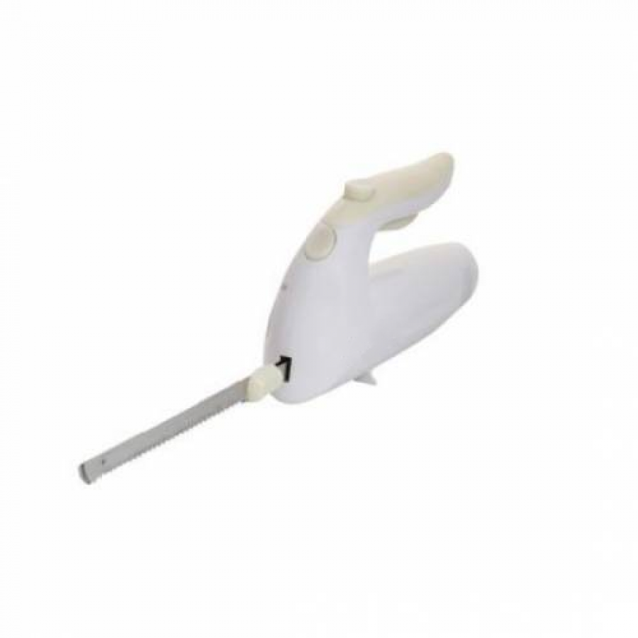 Cutit Electric Klausstech de 150 W, Lame din Otel Inoxidabil, 26 x 16 x 1 cm, Motor din cupru, 85 dB, 220-240V 50 - 60H, Alb