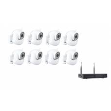Kit Sistem De Supraveghere Video Wireless Klausstech, 8 Camere
