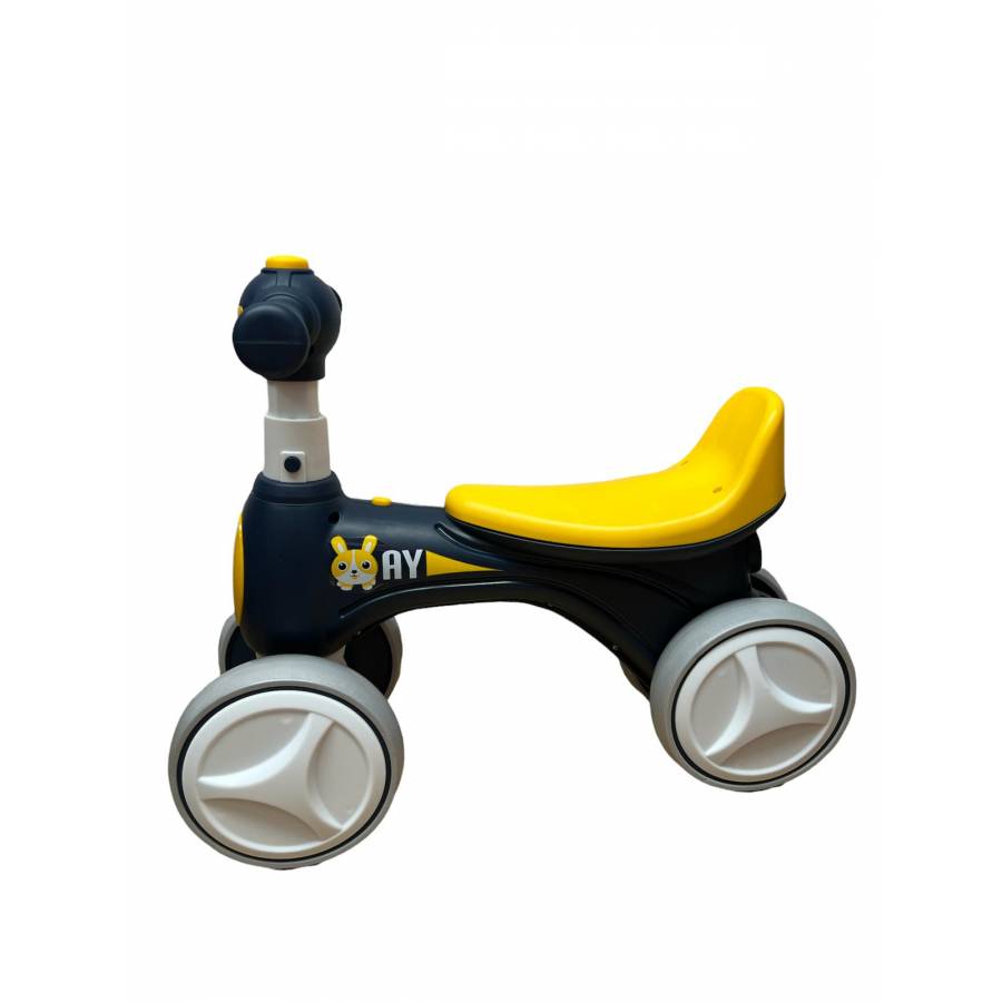 Trotineta pentru Copii, KlaussTech, Roti din Plastic, Muzica, Scoate Baloane, Negru