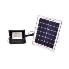 Proiector Solar, LED, Putere 10W, Lumina Alba, Cablu Lung, 22 LED-uri, Negru
