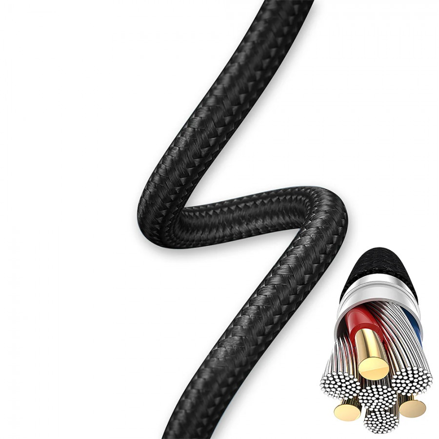 Cablu Minimalist USB-C la USB-C, PD60W, 1m