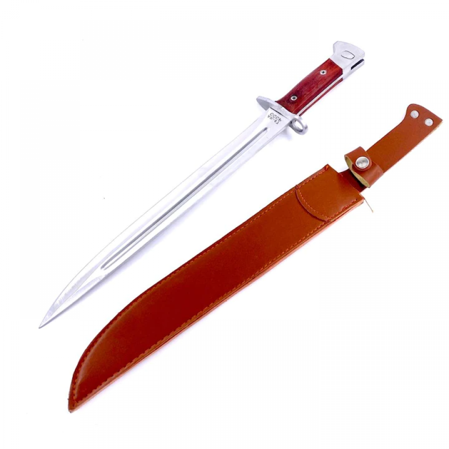 Cutit tip baioneta AK-47 CCCP, teaca, 50 cm