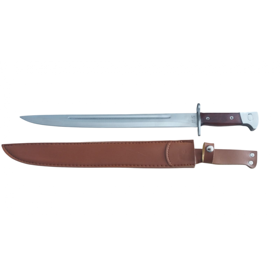 Cutit tip baioneta AK-47 CCCP, teaca, 50 cm