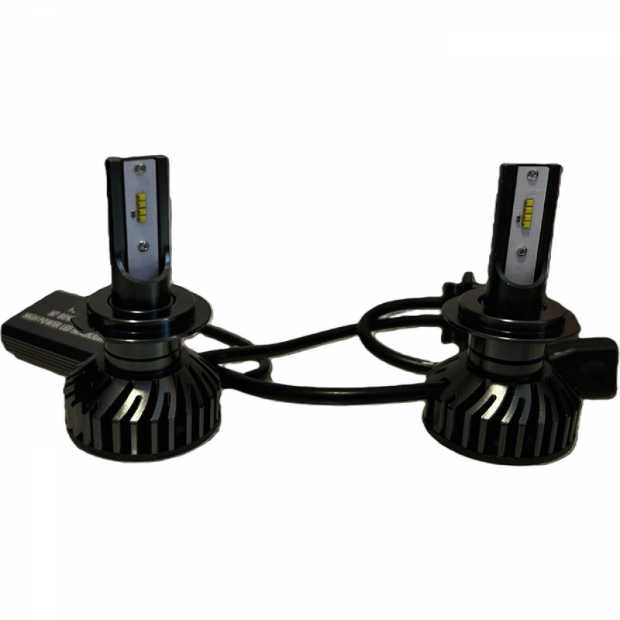 Set 2 becuri auto LED H7, 9-48V, 80W, 6000K, KlaussTech