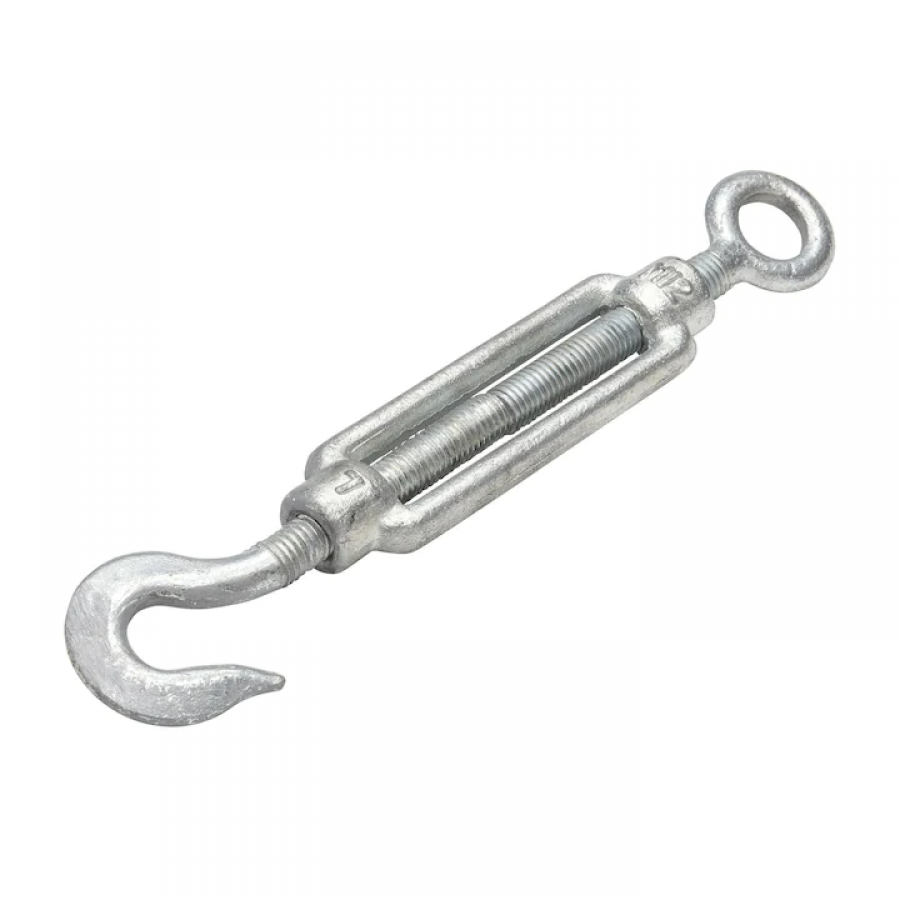 Intinzator cablu KlaussTech, inel - carlig, otel zincat, 49 cm, rezistenta max 150 kg