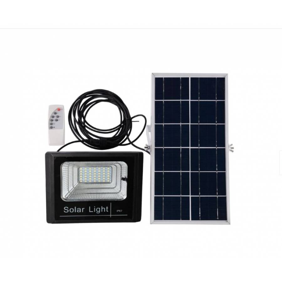 Proiector LED Solar cu Telecomanda si 25w, 42 SMD