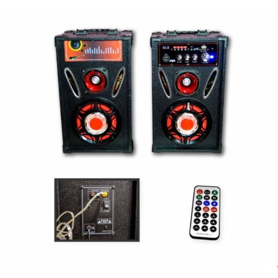 Boxe Profesionale Ailiang, Putere 80 W, Telecomanda Inclusa, Sistem Karaoke, Conectivitate Bluetooth, 2 X Port Usb, Aux In, Slot Sd Card, Design Modern, Negru