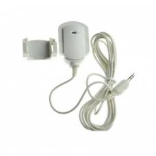 Microfon multimedia cu suport pentru fixare, alb