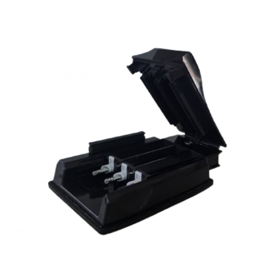 Aparat KlaussTech Manual de facut Tigari, 3 Injectoare, 130 x 65 x 45 mm, Rosu/Negru