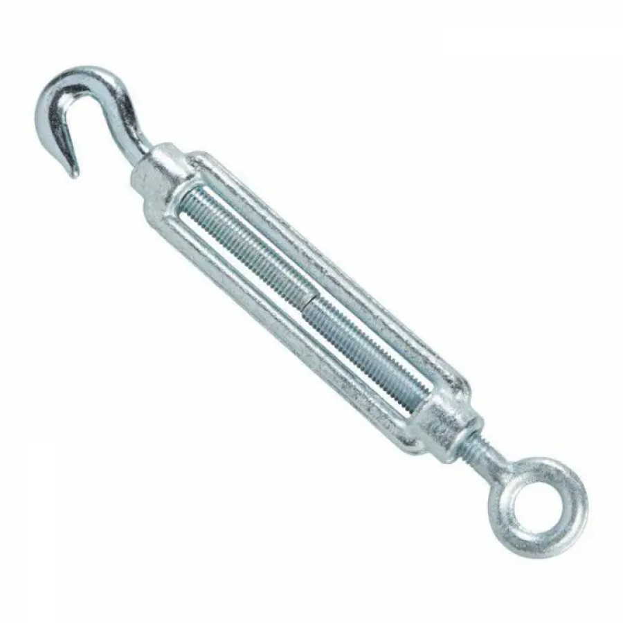 Intinzator cablu KlaussTech, inel - carlig, otel zincat, 49 cm, rezistenta max 150 kg