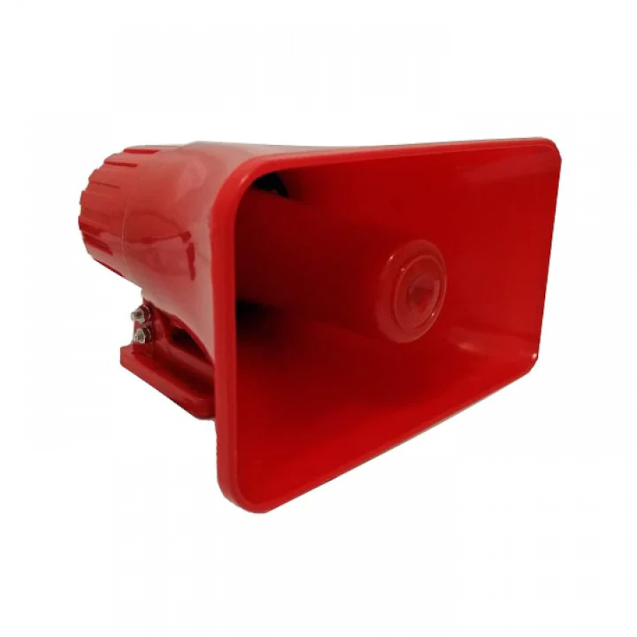 Portavoce auto KlaussTech 12V cu inregistrare si slot USB, 40W Rosie Dreptunghiulara