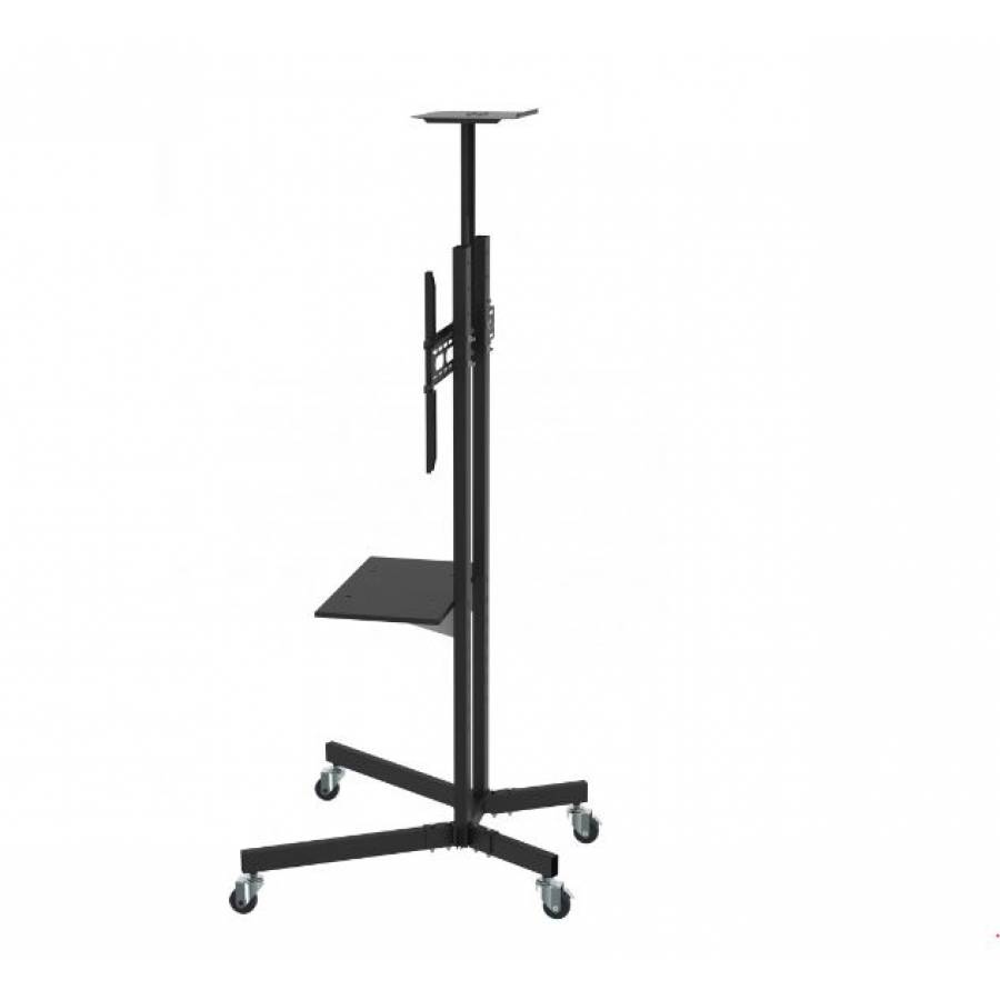 Suport TV Klausstech mobil, deplasabil, tip Stand cu role, 26-70 inch