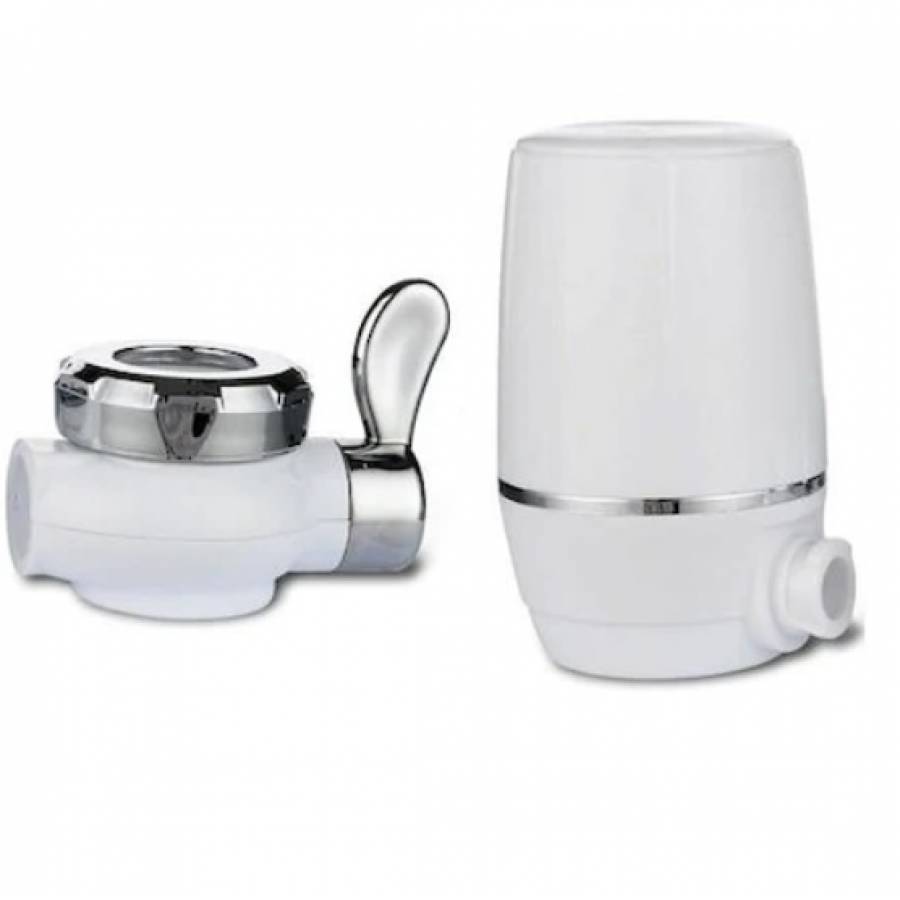 Purificator pentru apa potabila Klausstech, robinet incorporat, 5 etape de purificare, alb