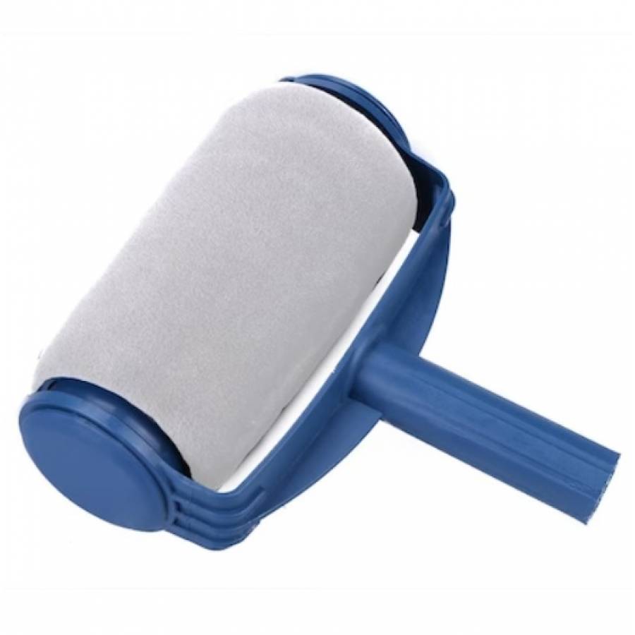 Set trafalet KlaussTech, cu umplere si rezervor cu recipient, brat extensibil si 2 accesorii pentru colturi, albastru