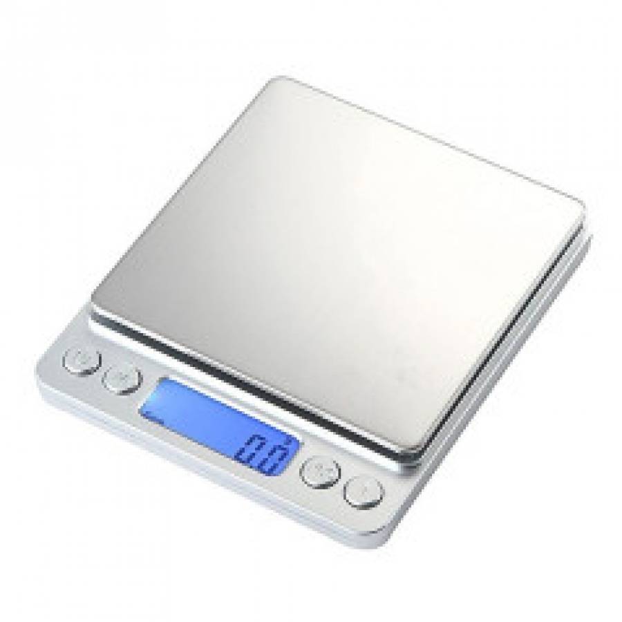 Cantar Pentru Bijuterii Cu Afisaj Lcd Klausstech, Touchscreen, Precizie De Cantarire 0,01 Pana La 200 G, Funtie Tara, Husa De Protectie, Design Modern,  Negru