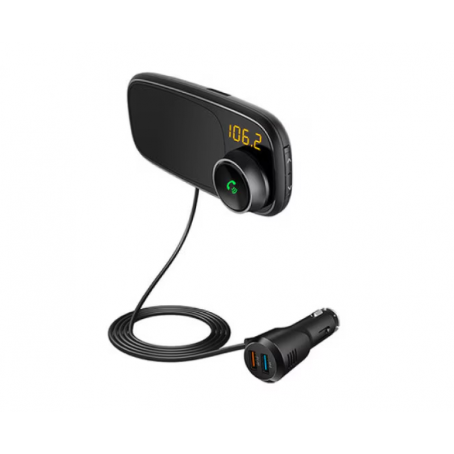 Modulator Auto Fm Cu Suport Magnetic, Bluetooth, Microsd, 2 X Usb,
