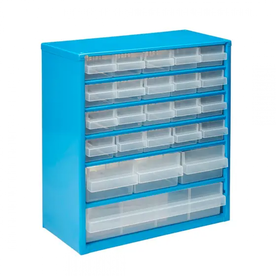 Organizator casetiera, metal, 32.8 x 30.6 x 15 cm Albastru KlaussTech