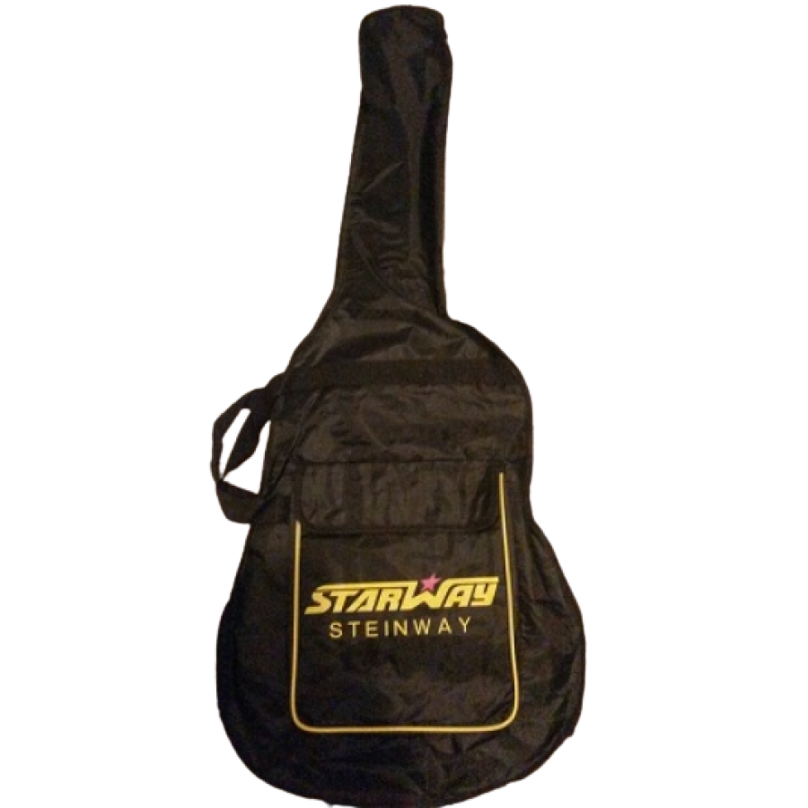 Husa pentru Chitara, Marimea 3/4, Lungime Maxima 100 cm, Maner pentru Transport, Negru