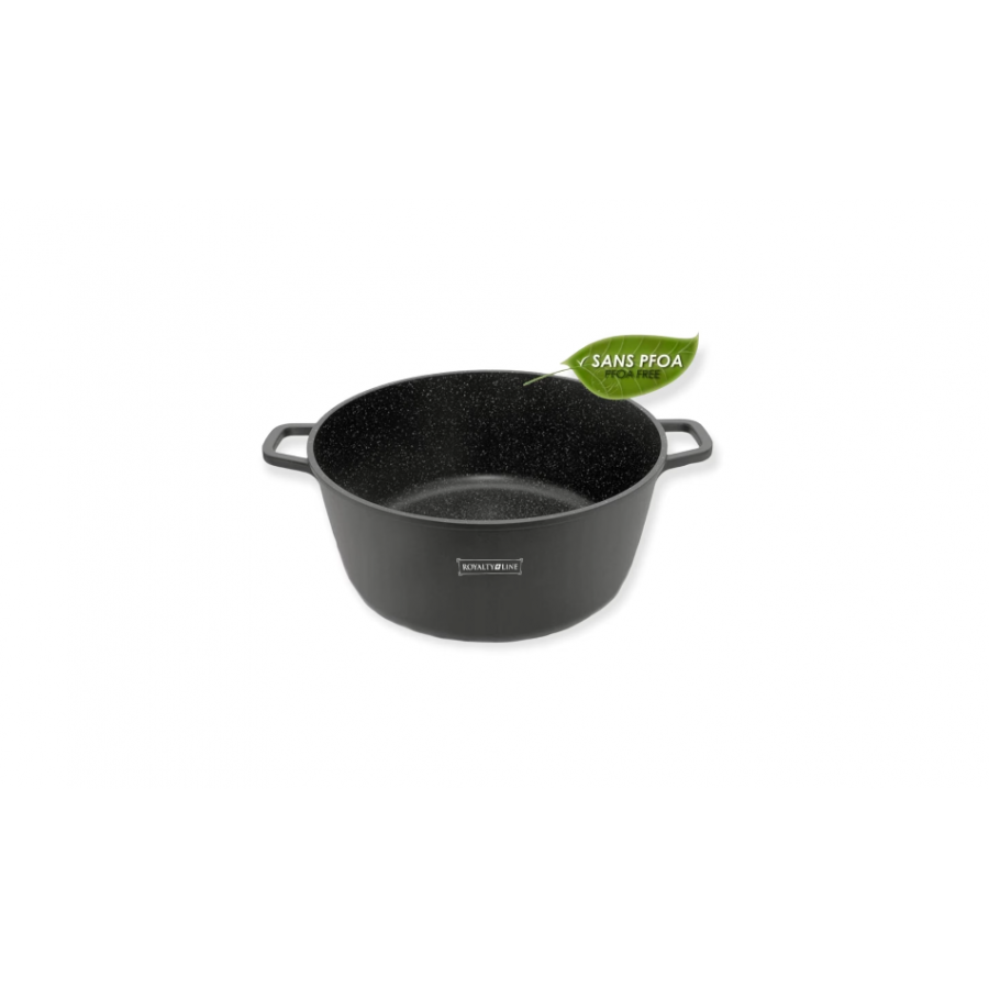 Oala antiaderenta marmorata cu capac  34 cm, 9.9 L