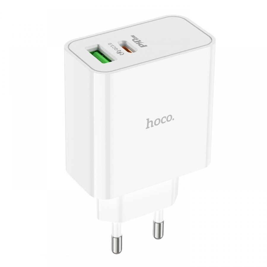 Incarcator Retea, Power Delivery 65W, Dual Ports, USB-A Quick Charge 3.0 + USB-C cu Power Delivery, 5V, 3A