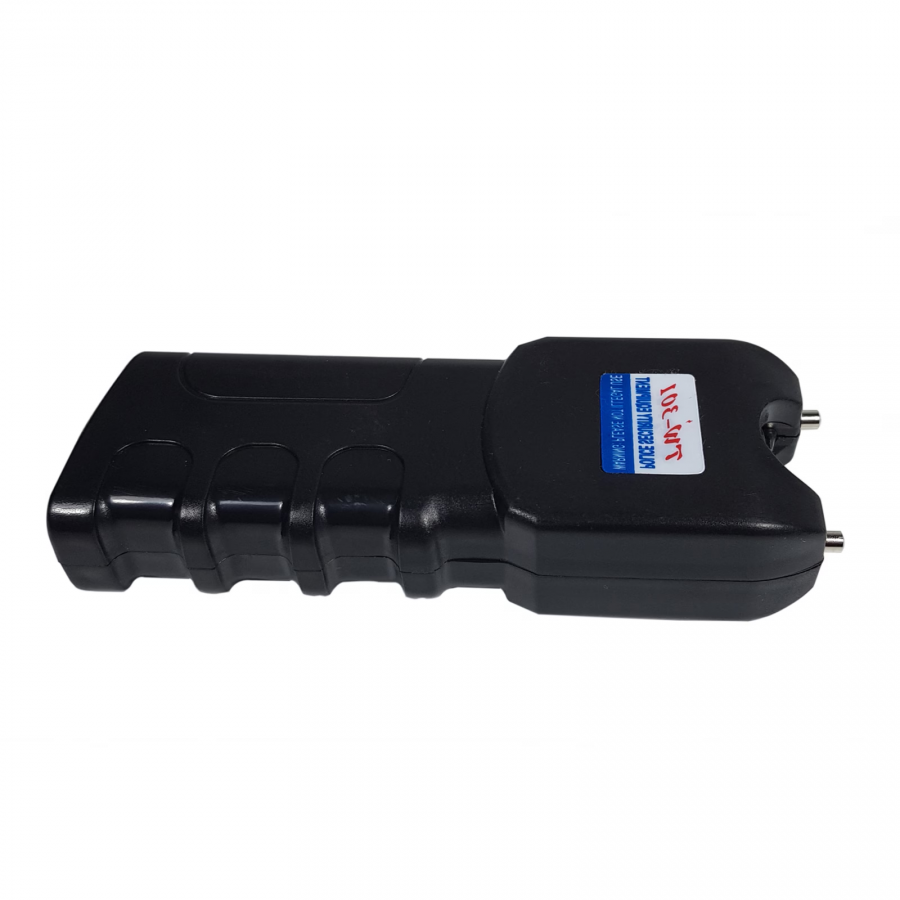 Electrosoc cu lanterna KLausstech Negru, Acumulator