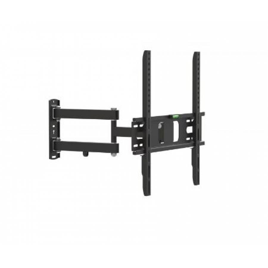 Suport Mobil Klausstech De Perete Pentru Televizor, Suporta Diagonale Cuprinse Intre 32 Si 55 Inch, Reglare Pe 180°, Sustine Maxim 30 Kg, Compatibilitate Maxima Vesa 400x400, Inclinare 5° Si - 15°, Distanta Fata De Perete 7.2 Cm – 45 Cm, Negru