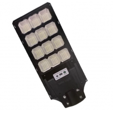Lampa Solara, Senzor de Miscare, Putere 400W, Telecomanda, 280 LED-uri, Negru
