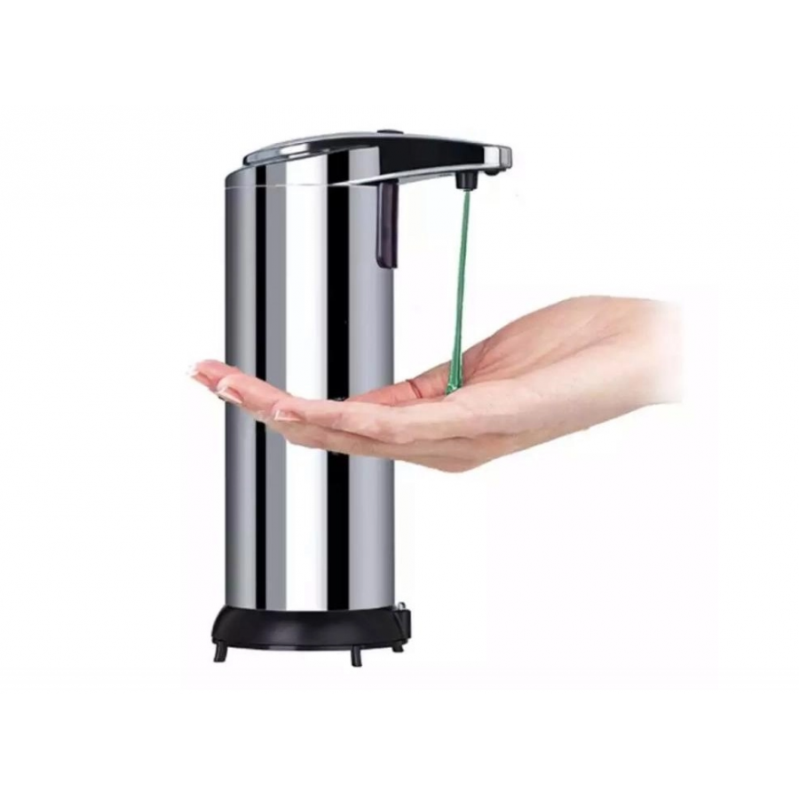 Dispenser KlaussTech, cu Senzor, Pentru Sapun Lichid, Inox, Argintiu