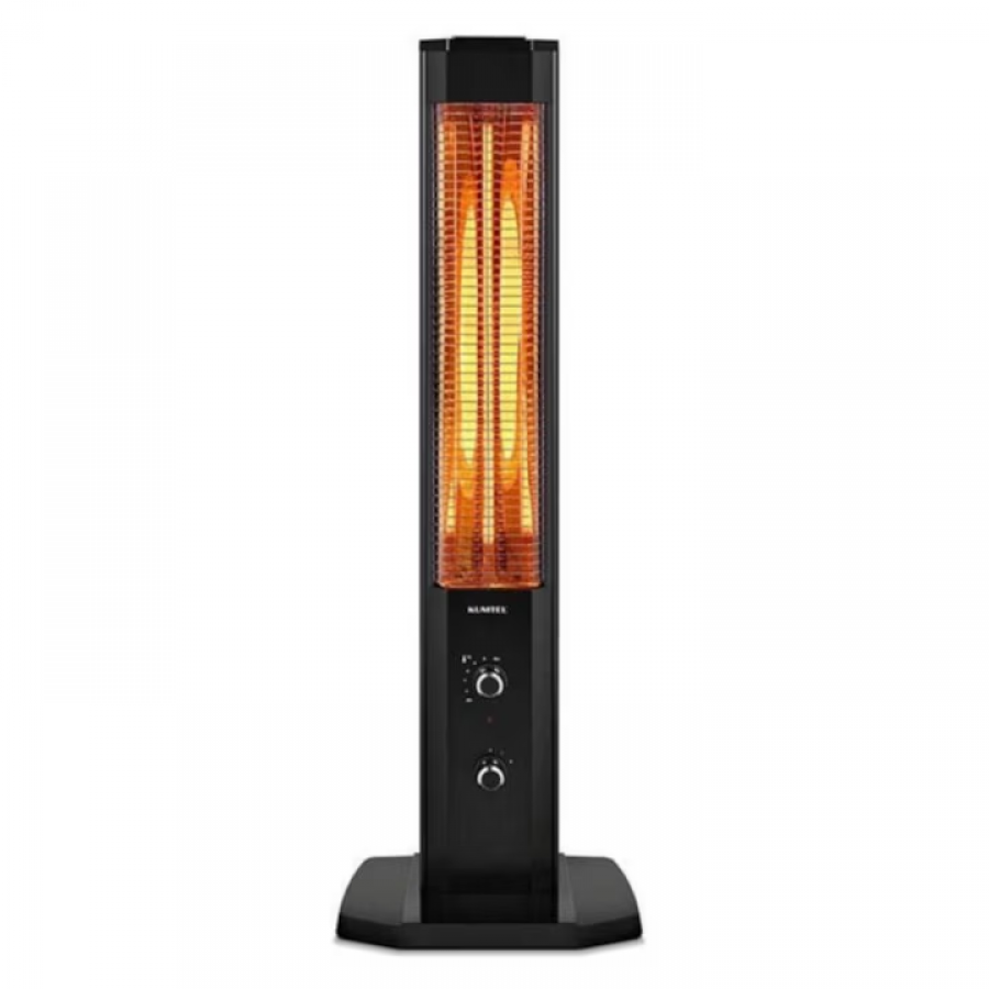 Radiator turn, Tub Mic, 1200W, 115 cm, Negru