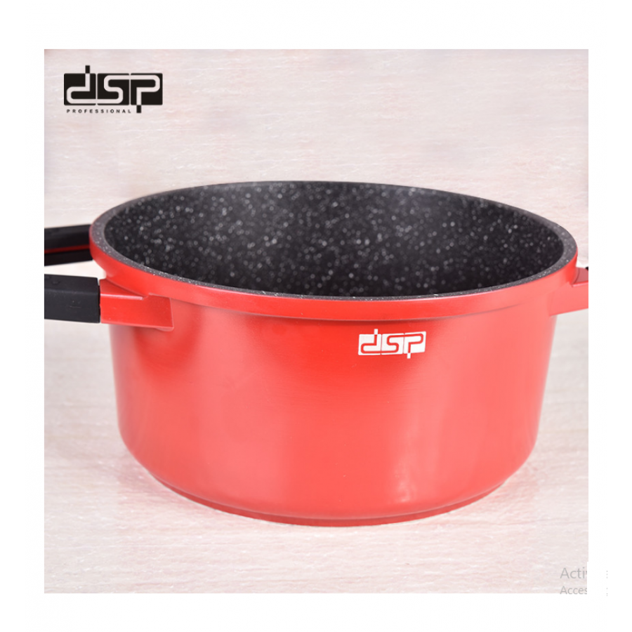 Oala din fier, cu capac 28 cm