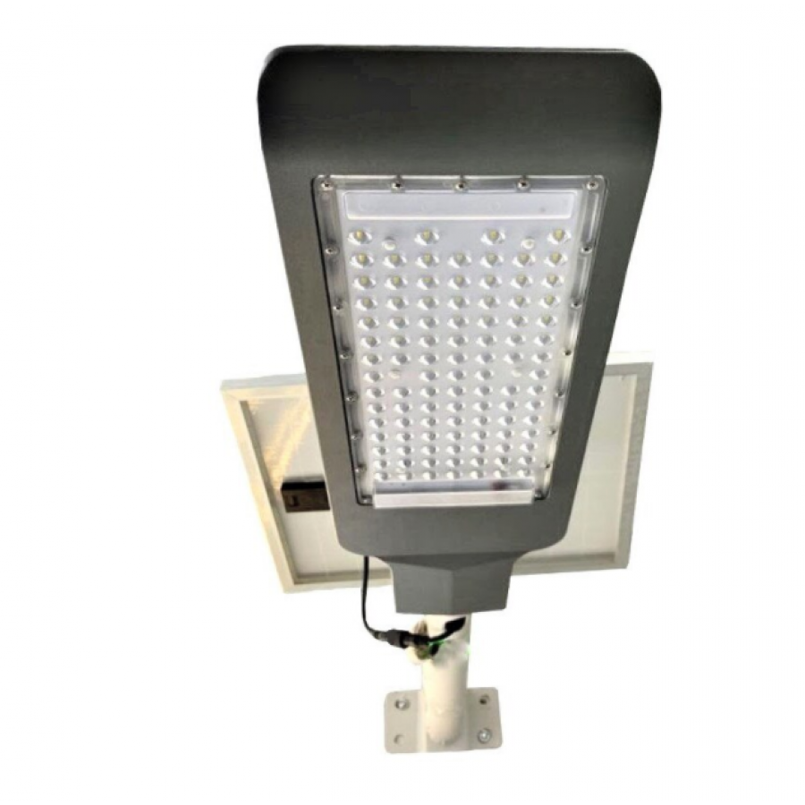 Lampa Solara Stradala, KlaussTech, 150 LED-uri, Putere 150W, Telecomanda, Negru