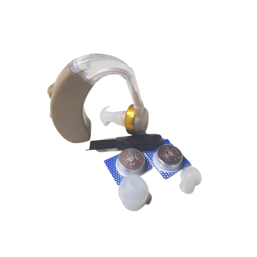 Aparat Auditiv, Retroauricular, 4 Trepte de Volum, Amplificare sunet: >50dB, Auriu