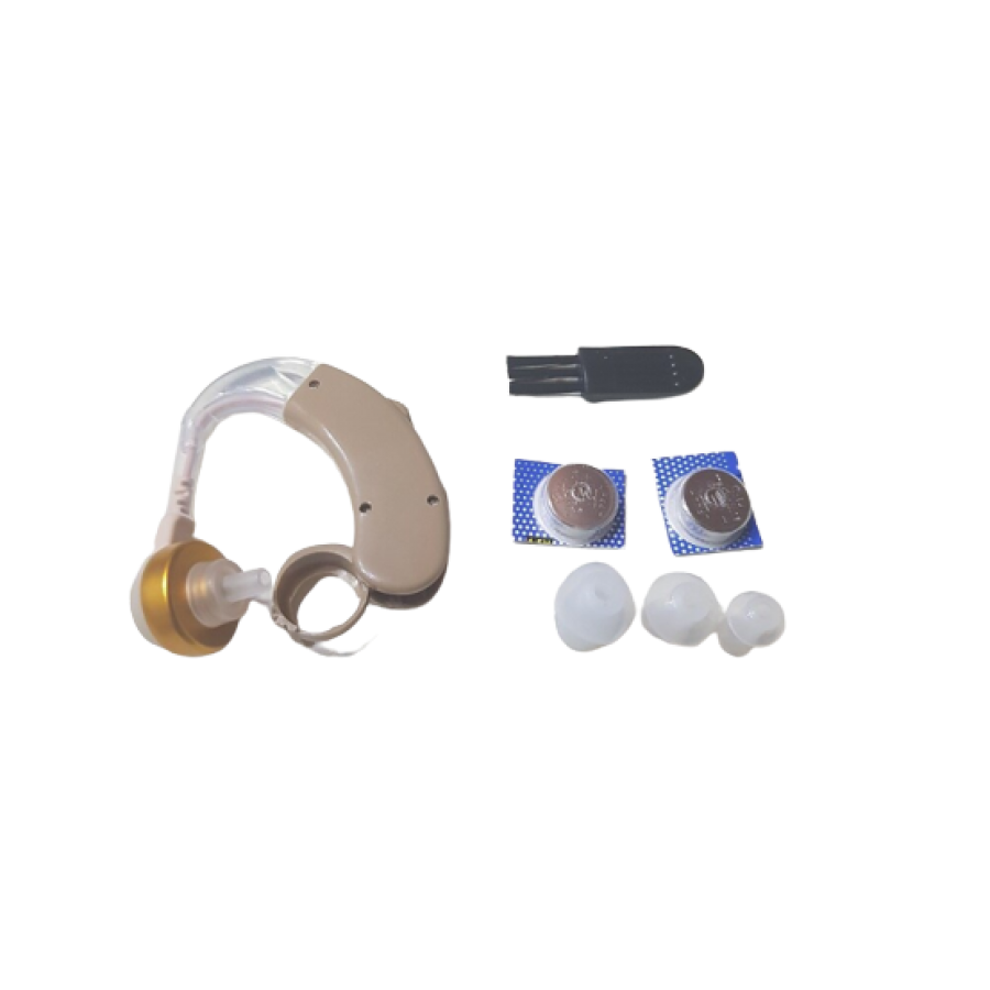 Aparat Auditiv, Retroauricular, 4 Trepte de Volum, Amplificare sunet: >50dB, Auriu