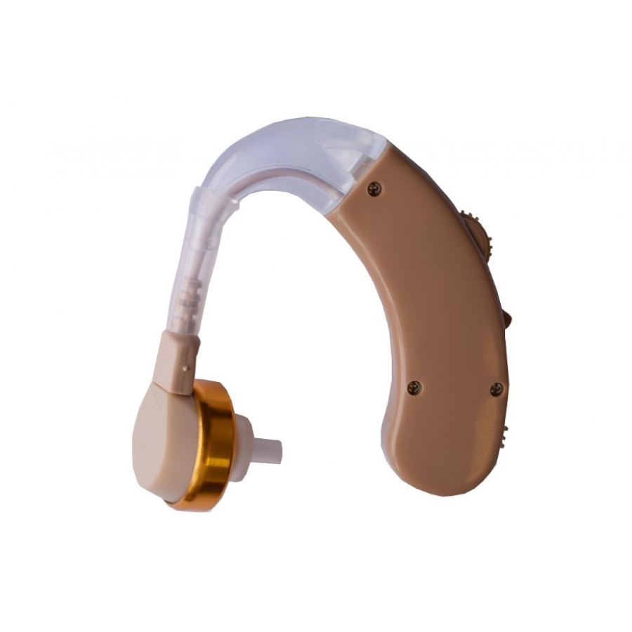 Aparat Auditiv, Retroauricular, 4 Trepte de Volum, Amplificare sunet: >50dB, Auriu