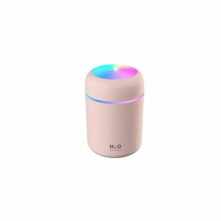 Umidificator de Aer si Aromaterapie, KlaussTech, Capacitate 300 ml, Iluminare RGB, Multicolor