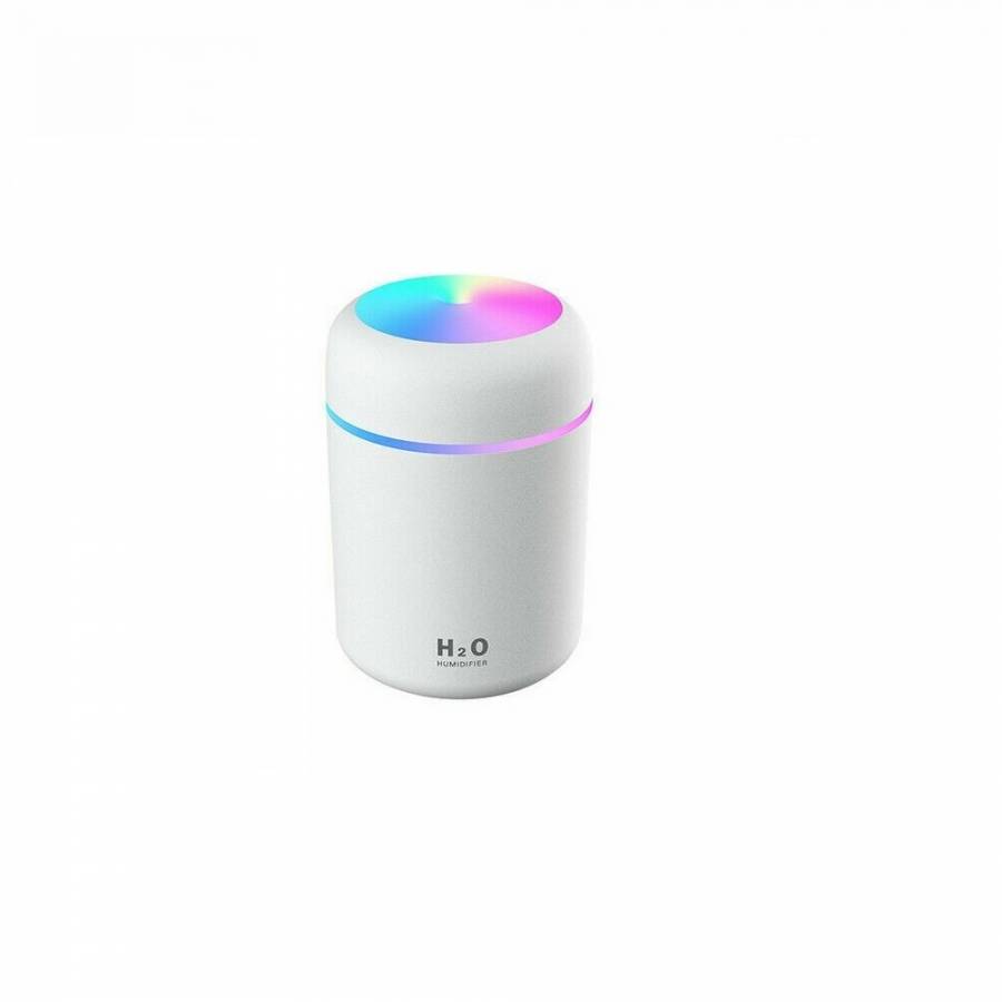 Umidificator de Aer si Aromaterapie, KlaussTech, Capacitate 300 ml, Iluminare RGB, Multicolor
