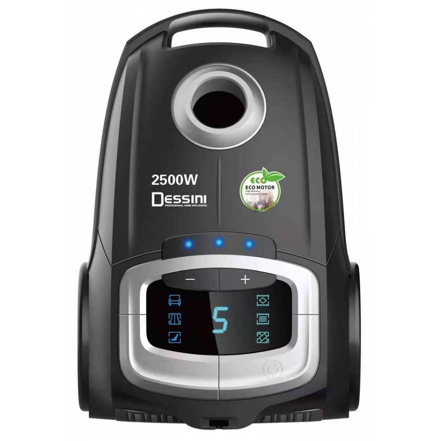 Aspirator, Putere 2500W, Super Silentios, Cyclon, Accesorii Incluse, Negru