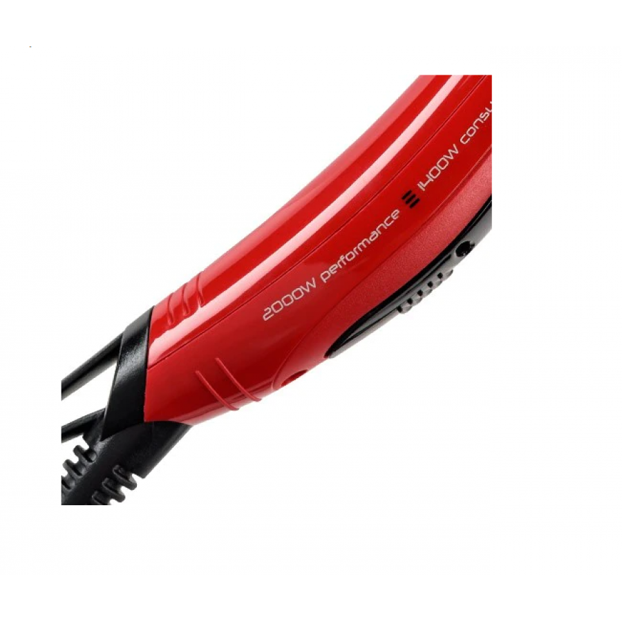 Uscator De Par, Putere 2000W, 3 Trepte, Accesorii Incluse, Silentios, Rosu