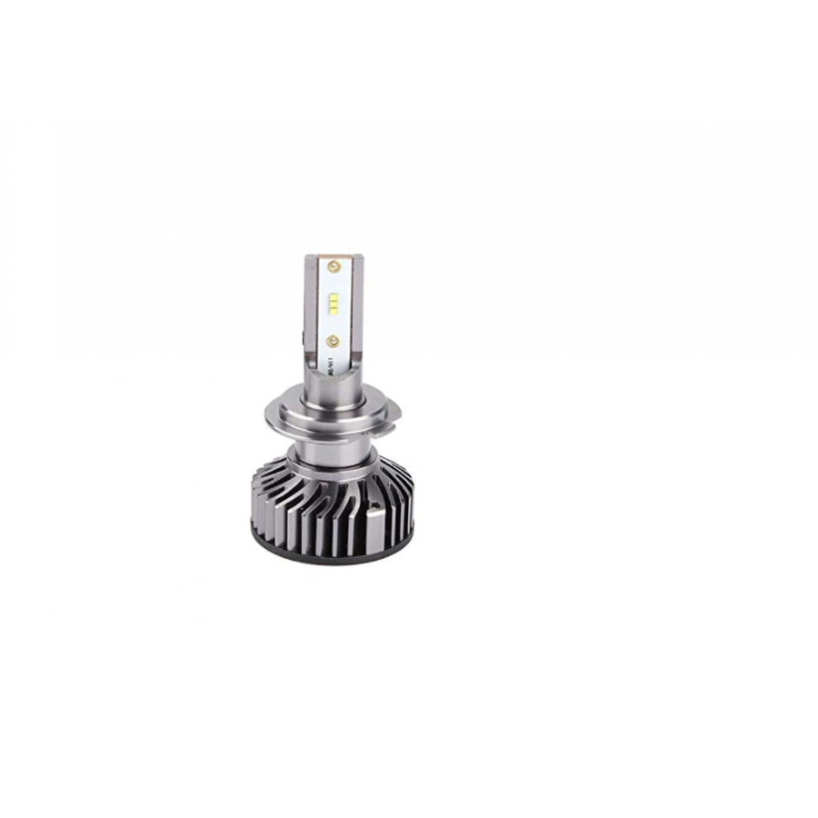 Set Becuri LED, H7, Lumina Alba, 8000 Lumeni, Rezistente, Canbus, Gri